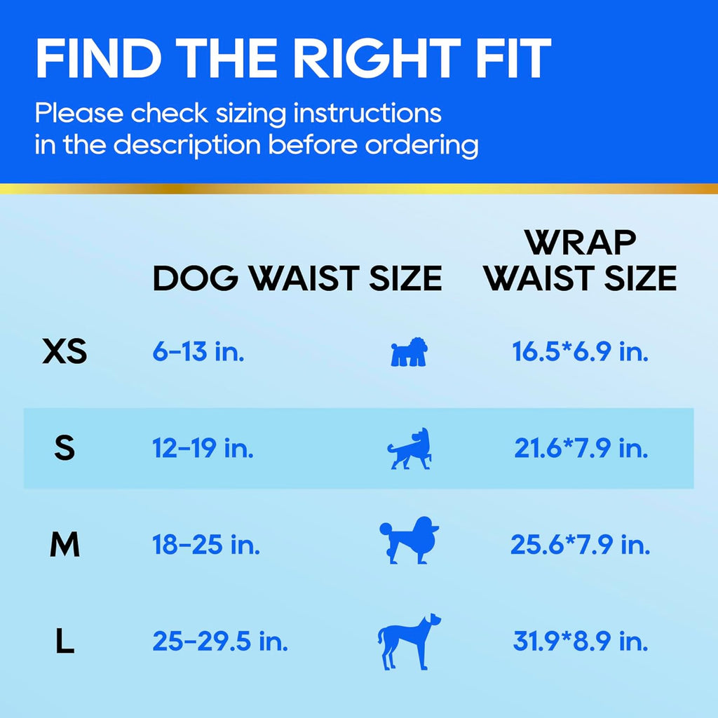 All-Absorb A26 Male Dog Wrap, 50 Count, Small